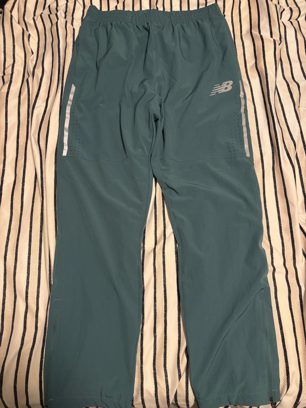 New Balance Teal Drawstring Waist Sweatpants